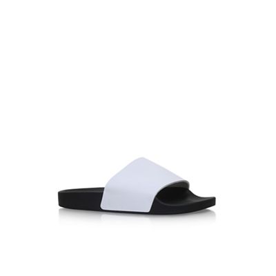 White Lydd flat sandals